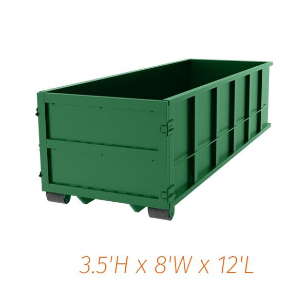 some cities may require a permit when renting a ten-yard dumpster, so be sure to check with your local government before placing an order